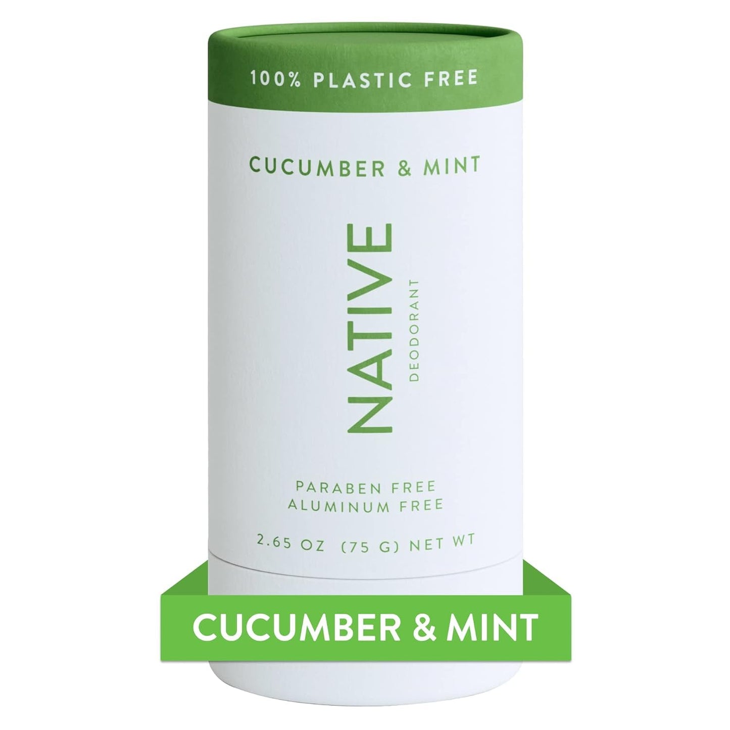 Native Plastic Free Deodorant Contains Naturally Derived Ingredients, 72 Hour Odor Control | Deodorant for Women & Men, Aluminum Free with Baking Soda, Coconut Oil and Shea Butter | Coconut & Vanilla