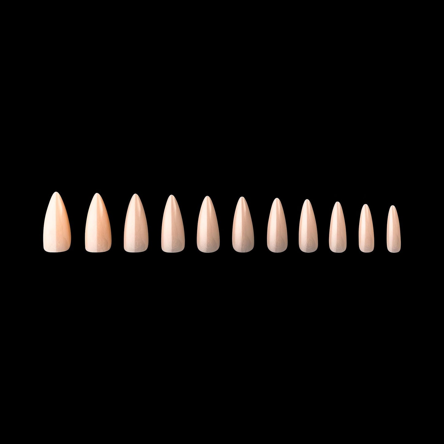 Apres Neutrals Gel-X Alex Box Of Nail Tips, 11 Sizes 00-9, Soft Gel Nail Tip Box, Nail Extensions (150pcs) (Natural Stiletto Medium, 150pcs)