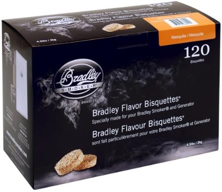 Bradley Smoker Bisquettes for Grilling and BBQ, Mesquite Special Blend, 120 Pack