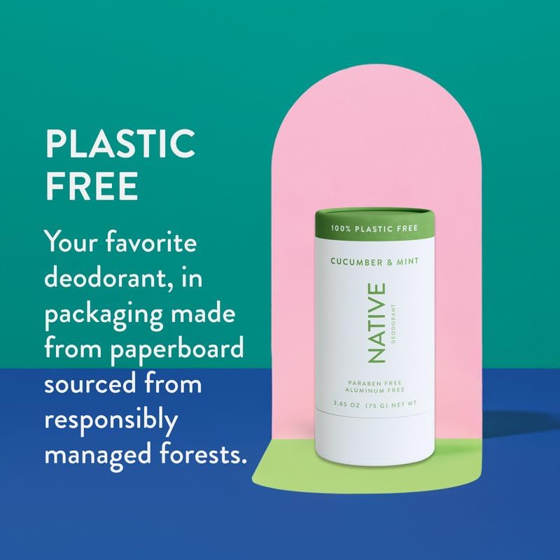 Native Deodorant Contains Naturally Derived Ingredients, 72 Hour Odor Control | Deodorant for Women and Men, Aluminum Free with Baking Soda, Coconut Oil and Shea Butter | Classics Pack of 3