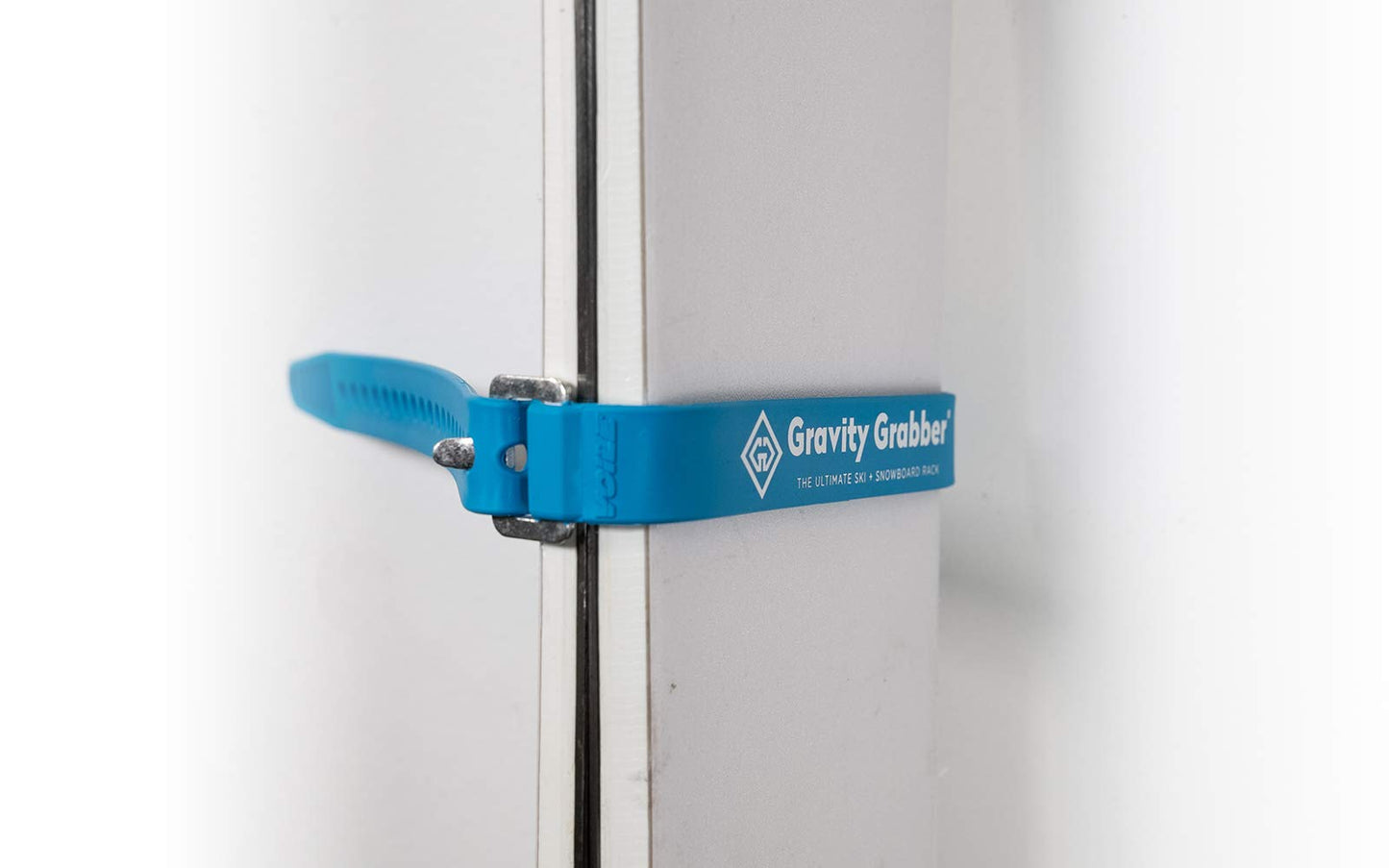 Gravity Grabber 15" Voile Strap with Aluminum Buckle | Super Strong, UV-Resistant Polyurethane Strap | Holds Tension | Multi-Use Strap | Secure, Bundle, Repair (Cyan, 1-Pack)
