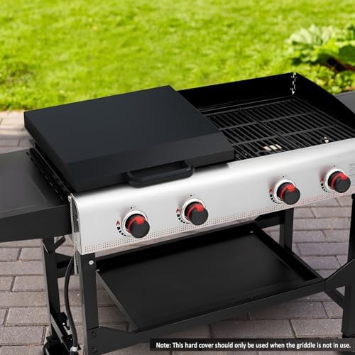 Stanbroil Hard Cover Hood for Royal Gourmet GD401 GD402 GD403 Grill and Griddle Combo, Durable Powder Coated Steel