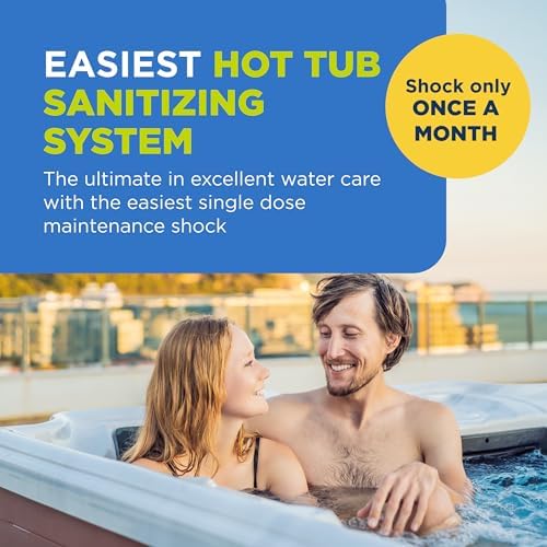 FROG @Ease Floating System for Hot Tubs with 1 Pack of FROG Maintain - Self-Regulating Hot Tub Sanitizer - Hot Tub Maintenance System with Sanitizing Minerals & SmartChlor Technology