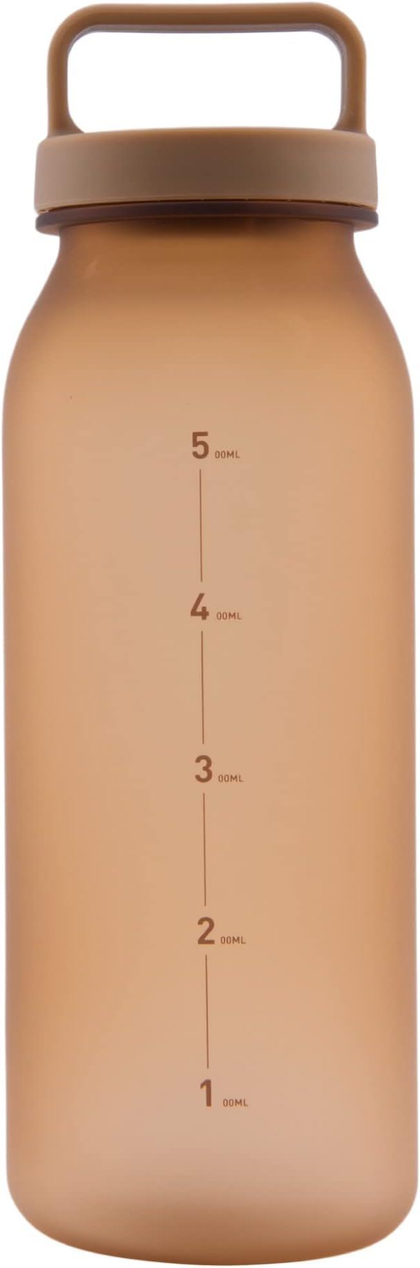 WEMUG Minimalist Water Bottle with Handle, Small 620 ml, BPA-Free Plastic, Compatible Filter (Optional, filter not included)