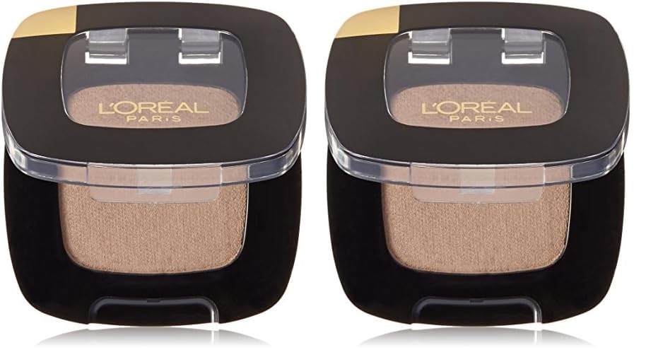 L’Oréal Paris Colour Riche Monos Eyeshadow, Cafe Au Lait, 0.12 oz. (Pack of 2)