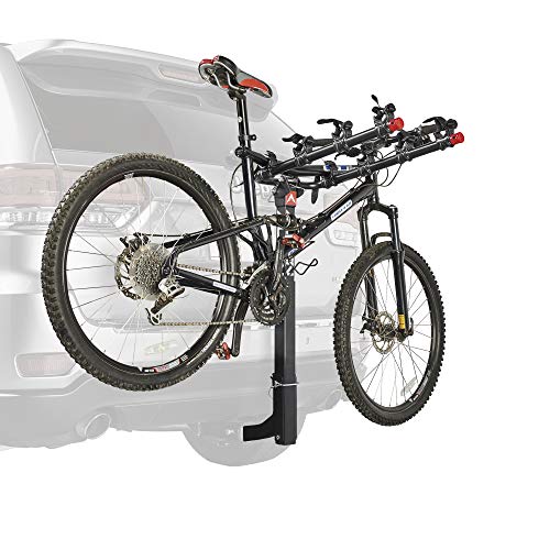 Allen Sports Deluxe Locking Quick Release 4-Bike Carrier for 2 Inch Hitch, Model 542QR, Black
