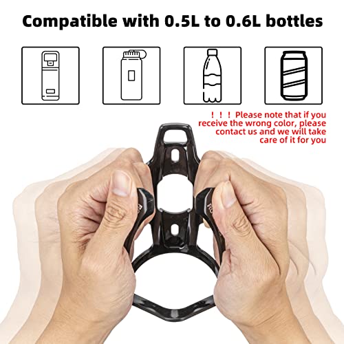 ROCKBROS Bike Water Bottle Holder Ultra-Light Bicycle Bottle Cages with Screws Tool, Universal Bike Cup Holder for Road MTB Mountain Bikes Cycling Accessories(2 Pack)