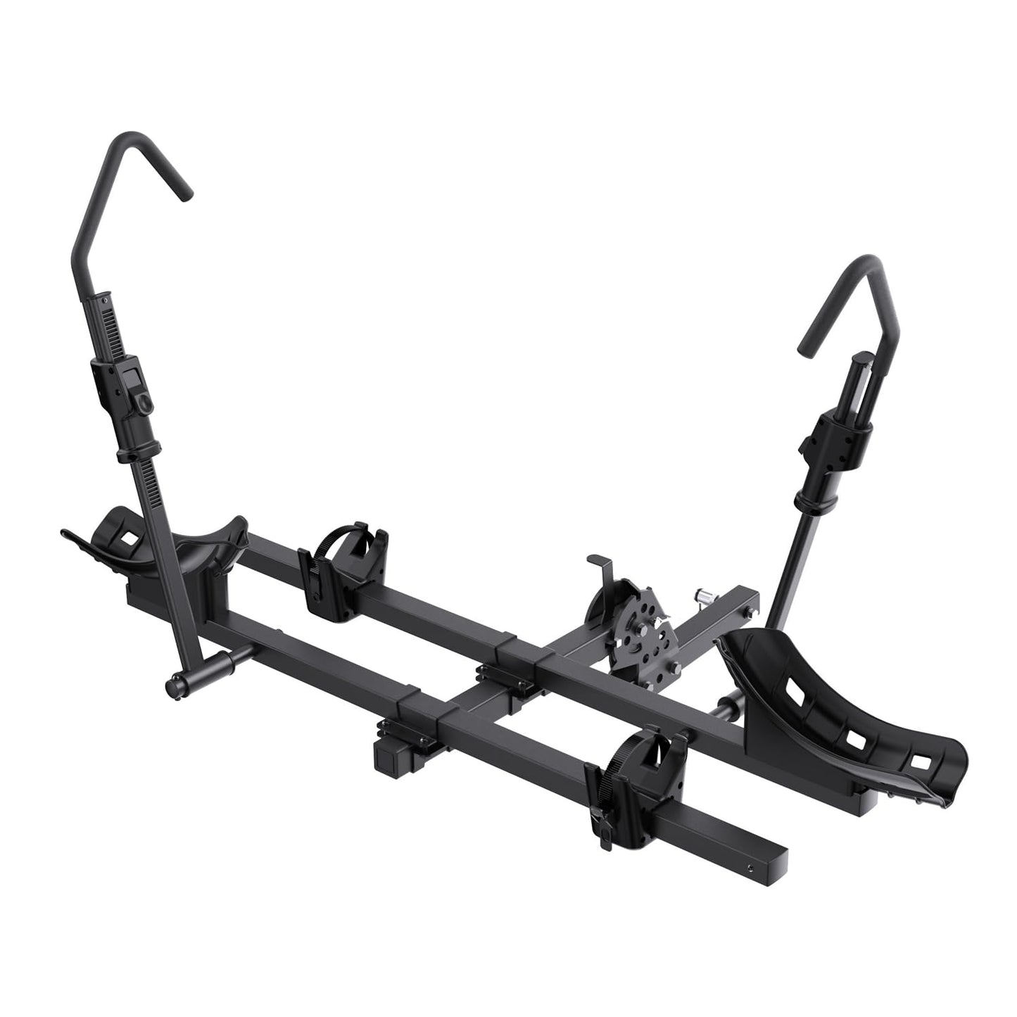 TANX Bike Racks for Ebikes,Fat Tire Bike Rack for Tow Hitch 2-Bike 200 lbs Capacity, Smart Tilting Platform for Standard E-Bikes, Fits 2-Inch Receiver