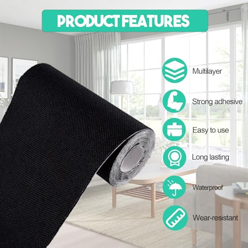 Autrends Canvas Repair Tape,Fabric Repair Patch,4×70 Inches,Outdoor Gear Patch, Waterproof,Self-Adhesive for Repairing Boat Covers,Tents,Sofas,Patio Umbrellas,Lounge Chairs,Awnings Beige1.0