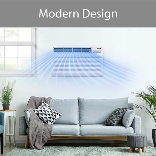 LG 10,000 BTU Through the Wall Air Conditioner, 115V, Cools up to 440 Sq. Ft. for Bedroom, Living Room, Apartment, with Remote, 3 Cool & Fan Speeds, Wall AC Unit, White