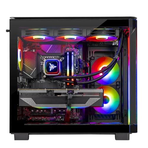 Skytech King 95 Gaming PC Desktop, Ryzen 7 9800X3D 4.7 GHz (5.2 GHz Turbo Boost), NVIDIA RTX 5080 16GB, 4TB Gen4 SSD, 64GB DDR5 RAM 6000 RGB, 850W Gold PSU, 360mm ARGB AIO, Wi-Fi, Win 11