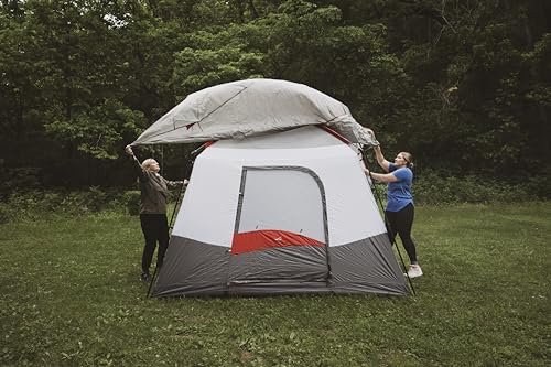ALPS Mountaineering Camp Creek 4 Person Tent - Gray/Red