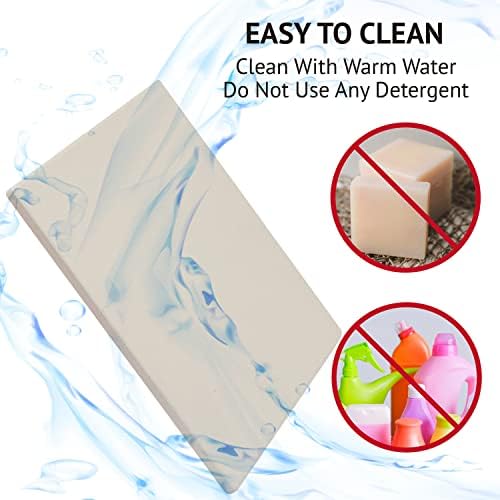 10”x10.4”x0.5” Pizza Stone for Toaster Oven | Rectangular Cordierite Grilling Stone Bread Baking Stone for Grill, Oven