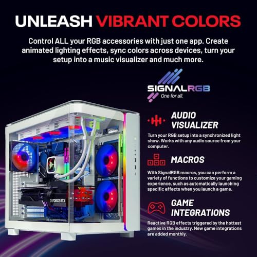 Skytech King 95 Gaming PC Desktop, Intel i7 14700F 2.1 GHz (5.3GHz Turbo Boost), NVIDIA RTX 5070 12GB GDDR7, 1TB Gen4 SSD, 32GB DDR5 RAM 6000 RGB, 850W Gold PSU, 360mm ARGB AIO, Wi-Fi, Win 11 Home