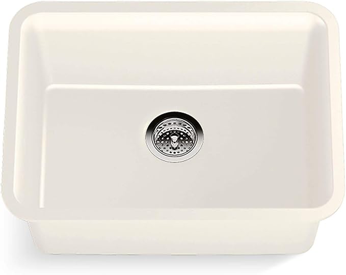 KOHLER 28001-CM6 Cairn Sink, 24 in, Matte White