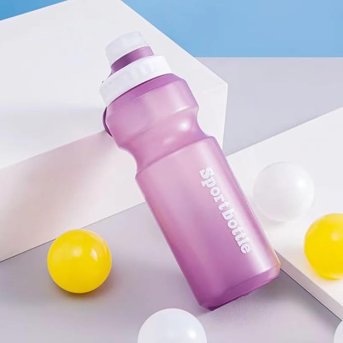 Sports Water Bottle, Plastic Water Bottle,BPA-Free,Leak-Proof, Reusable Water Bottle for School, Outdoor,Gym, Running, Hiking (Purple (26 OZ))