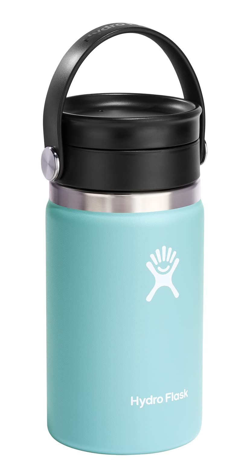 Hydro Flask 12 oz Wide Mouth with Flex Sip Lid Stainless Steel Reusable Water Bottle Dew - Vacuum Insulated, Dishwasher Safe, BPA-Free, Non-Toxic
