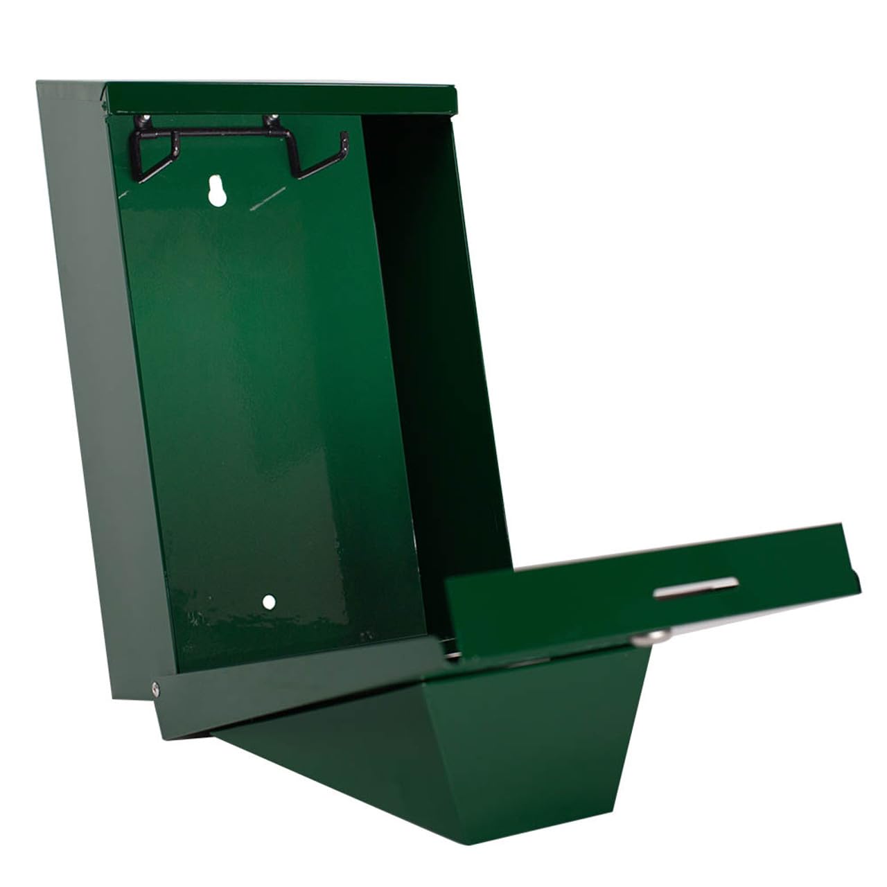 Mutt Mitt® Rustproof Commercial Grade Aluminum Low Profile Dog Waste Station with 400 Dog Waste Bags (No Sign) (Green - 2-Ply Bags)