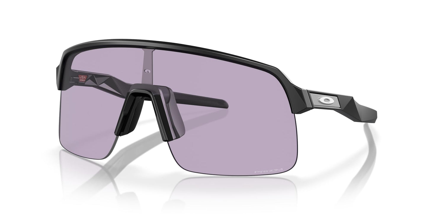 Oakley Men's OO9463A Sutro Lite Low Bridge Fit Rectangular Sunglasses, Matte Black/Prizm Slate, 39 mm