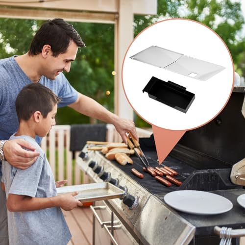 Universal Grease Tray with Catch Pan for Nexgrill 720-0888s 720-0888 720-0896, 3/4/5 Burner Gas Grill, Adjustable Drip Pan for Expert,Charbroil, Dynaglo, Kenmore, BHG, Grill Master Backyard Uniflame