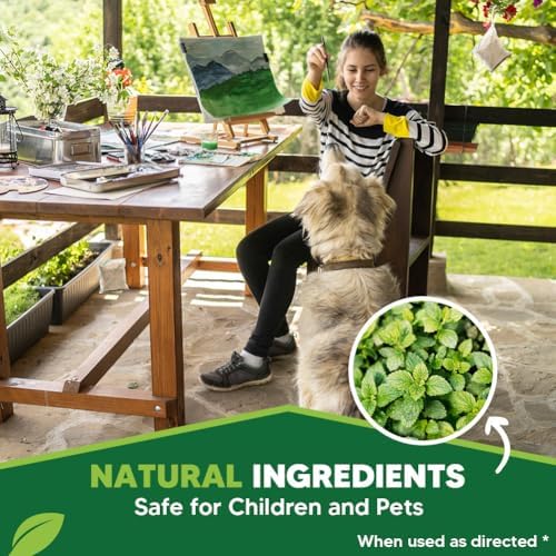 Squirrel Repellent Outdoor, Chipmunk Repellent, Squirrels Repellant for Garden, Chipmunk Deterrent for Attic, Keep Squirrel Out of Cars for, Repellants Squirrels for Plant & Bird Feeder-8P