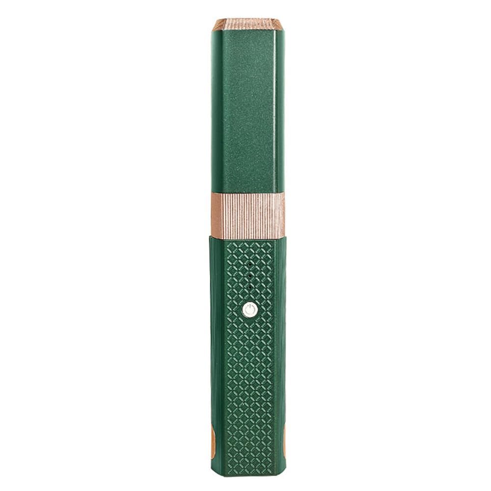 Cordless Hair Straightener, 2 in 1 Portable Mini Ceramic Flat Iron and Curler, USB-C Rechargeable Travel Straightener, Lock in Moisture & Shine, 3 Levels Adjustable (Green)