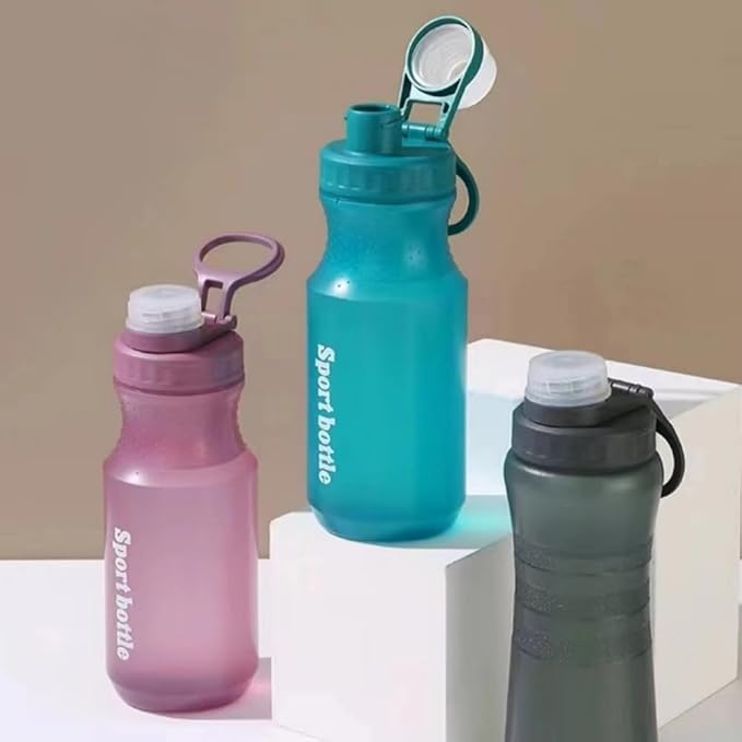 Kids Water Bottle, Sports Water Bottle, Plastic Water Bottle,BPA-Free,Leak-Proof, Reusable Water Bottle for School, Outdoor,Gym, Running, Hiking (Purple (20 OZ))