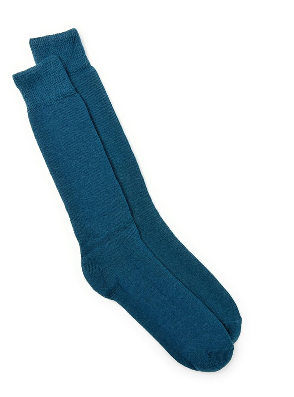 WARRIOR ALPACA SOCKS - Outdoor Alpaca Wool Socks, Terry Lined with Comfort Band Opening For Men And Women (Medium,Glacier Blue)