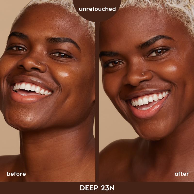 ColourPop Pretty Fresh Tinted Moisturizer - Hydrating Skin Tint with Lightweight Coverage - Formulated with Hyaluronic Acid & Coconut Water for Healthy-Looking Skin - Deep Dark 22N (1.45 oz)