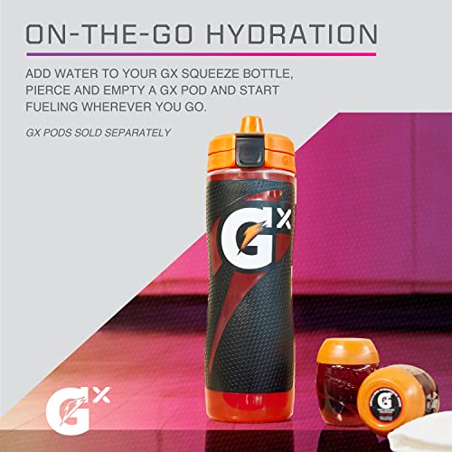 Gatorade Gx Plastic Squeeze Bottle, Light Blue, 30oz