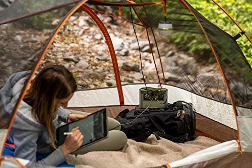 Goal Zero Yeti Portable Power Station - Yeti 200X w/ 187 Watt Hours Battery Capacity, USB Ports & AC Inverter - Solar Generator for Camping, Travel, Outdoor