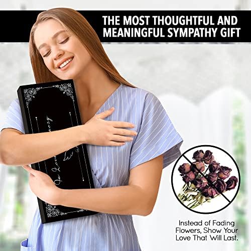 Angel Memorial Wind Chimes for Loss of Loved One - 34" Large Sympathy Wind Chimes, Memorial Gifts for Loss of Loved One Mother Father Husband Bereavement Chimes for Outside Deep Tone