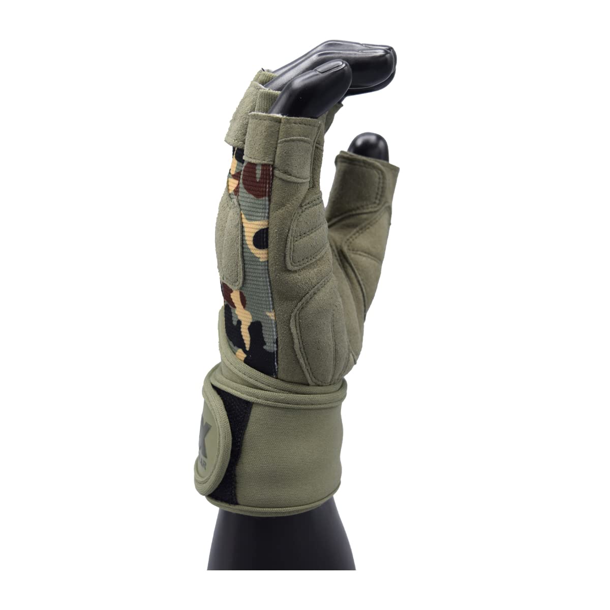 MRX Weightlifting Gloves for Men Workout Gloves Mens Wrist Support Lifting Gloves Male Gym Gloves | Workout Gym Accessories for Men Weight Lifting Fingerless Gym Exercise for Powerlifting