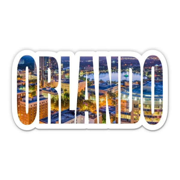 Squiddy Orlando Florida - Vinyl Sticker Decal for Phone, Laptop, Water Bottle (4" Wide)