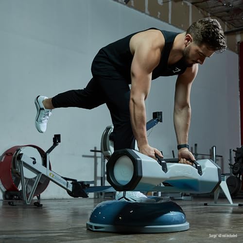 Bosu Pro Multifunctional Home Gym 26 Inch Full Body Strength Trainer Ball Balance Board Equipment with Guided Workouts and Pump, Blue