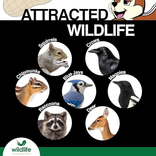Peanut Party Unprocessed, Raw in-Shell Peanuts Wildlife Animal Food, 25lb - Rich in Protein, Healthy Fats, and Essential Nutrients for Birds, Squirrels and Waterfowl