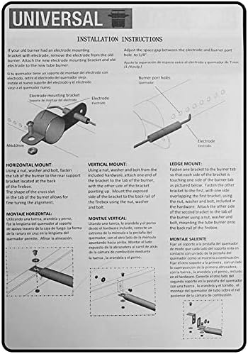Universal Adjustable Stainless Steel Burners (12" to 17.5") for 5 Burner Gas Grills from Weber, Dyna Glo, Nexgrill, Brinkmann, Master Forge & More, BBQ Grill Replacement Parts, Universal Burner Tubes