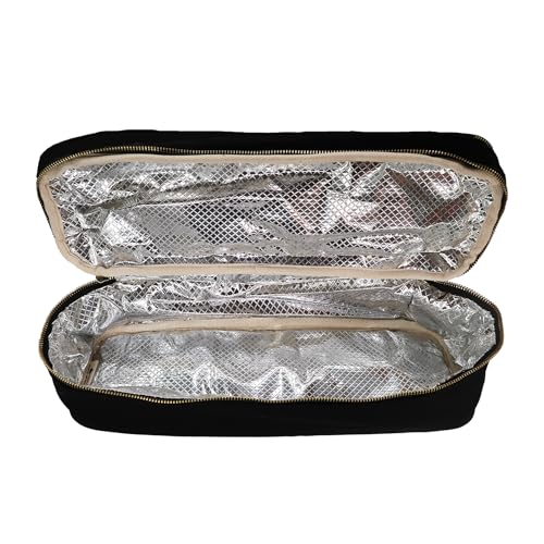 Bag-all Hair Tools Travel Bag | Curling Iron Travel Case Heat Resistant | Traveling Case for Grooming Supplies | Hair Straightener Pouch for Hot Tools for Women | Black