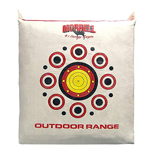 Morrell Weatherproof Range Archery Bag Target Replacement Field Point Cover with 2 Shooting Sides and Over 50 Shooting Spots, White