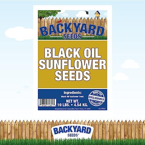 CountryMax Backyard Seeds Black Oil Sunflower (10 Pounds)