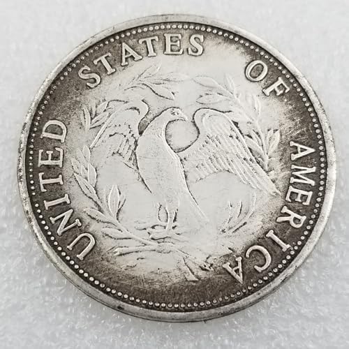 Antique Silver Coins, American Ancient Coin Collection, Flowing Hair Silver Dollar & Morgan Dollar Coin, U.S. Old Coins for Collectors, Commemorative Coins (Flowing Hair 1795)