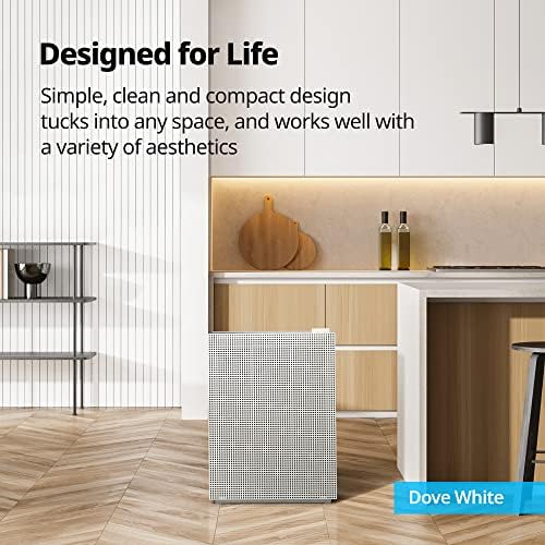 Coway Airmega 230 True HEPA Air Purifier with Air Quality Monitoring, Auto, and Filter Indicator, Dove White
