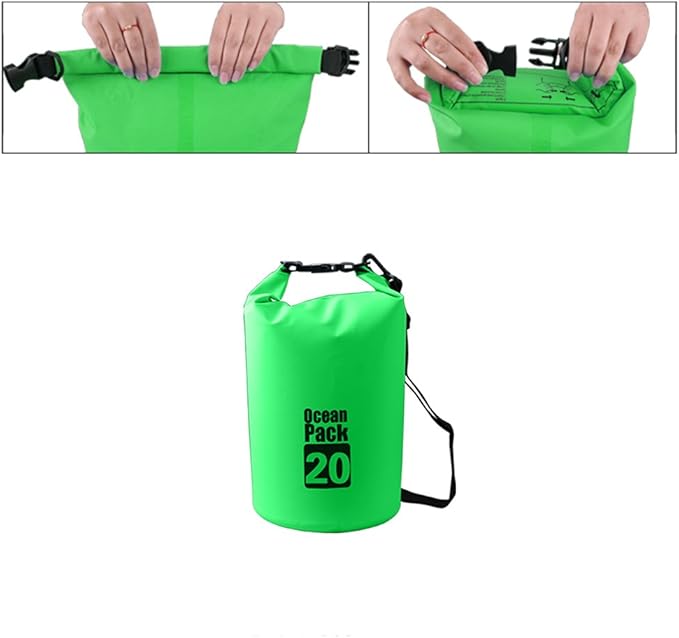 Dry Sack/Floating Waterproof Bag 2L/5L/10L/20L/30L for Boating, Kayaking, Hiking, Snowboarding, Camping, Rafting, Fishing and Backpacking
