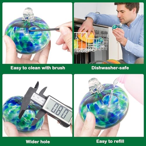 Charming Wind Chimes Hummingbird feeders for Outdoors Hanging ant and bee Proof,Never Leak,Perfect Garden Decor for Outside