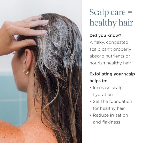 Briogeo Scalp Revival Charcoal + Coconut Oil Micro-Exfoliating Shampoo, Treatment for Dry & Itchy Scalp, Clarifying Shampoo for Build Up, Scalp Scrub for Oily Scalp, Vegan, Cruelty-Free, 32 fl oz