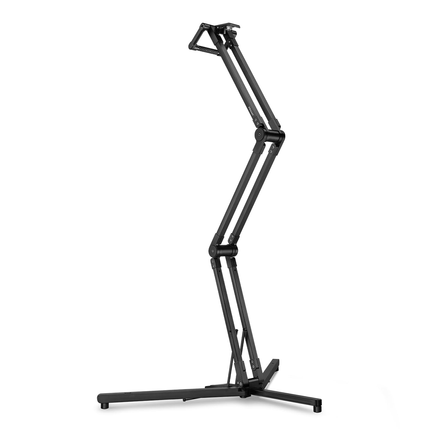 Proaim Flexlift Folding Camera Stand for Videographers & Content Creators. Max Height: 60”. Payload: 2.5kg/5.5lb. Smartphone Holder Included. for Crafting How-to Videos (P-FXFS-01)