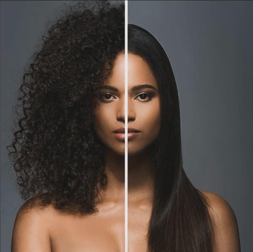 Moroccan Keratin Hair Treatment Straightening Blowout Brazilian Smoothing Professional Results Salon and Home Use , Long Lasting organic results 4-6 months 4pc Set
