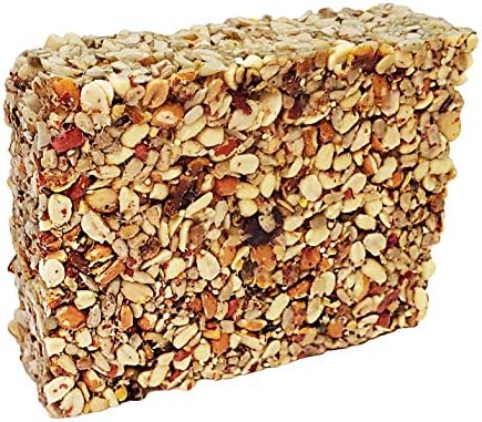 Songbird Treats Seed Bars | 12 Pack of 8 oz Bird Seed Cakes for Wild Birds (Nutty's Berries)