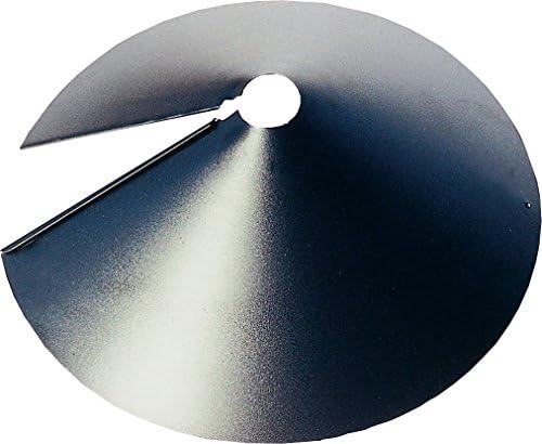 Woodlink Squirrel-Proof Bird Feeder w/6 Ports, 3.4-Pound Seed Capacity, Free Funnel & Audubon Squirrel Baffle, 18-Inch - Black