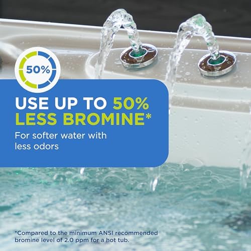 FROG Serene Replacement Mineral Cartridge with 3 Replacement Bromine Cartridges for use with Hot Tub FROG Serene Floating Sanitizing System - Prefilled for Quick & Easy Hot Tub Maintenance